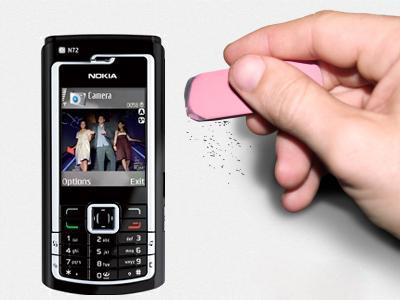 پاک کردن اطلاعات از گوشی